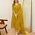 Embroidery Chanderi Fabric Flared Kurta Pant and Dupatta Set