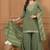 Women Ethnic Motifs Embroidered Regular Thread Work Kurta with Sharara & With Dupatta