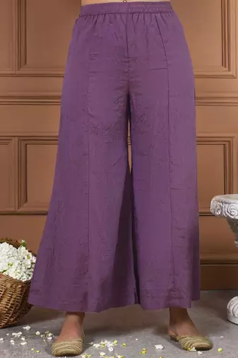 Women Ethnic Motifs Embroidered Regular Thread Work Kurta with Palazzos & With Dupatta