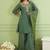 Women Ethnic Motifs Embroidered Regular Thread Work Kurta with Palazzos & With Dupatta