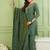 Women Ethnic Motifs Embroidered Regular Thread Work Kurta with Palazzos & With Dupatta