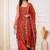 Women Floral Embroidered Regular Sequinned Kurta with Palazzos & With Dupatta