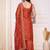 Women Floral Embroidered Regular Sequinned Kurta with Palazzos & With Dupatta