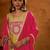 Women Embroidered Regular Thread Work Kurta with Trousers & With Dupatta