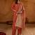 Women Floral Embroidered Regular Thread Work Kurta with Trousers & With Dupatta