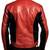 Spiderman red leather jacket men's genuine lambskin leather jacket