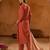 Women Floral Embroidered Regular Thread Work Kurta with Trousers & With Dupatta
