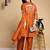Embroidered Pleated Thread Work Chanderi Silk Kurta with Palazzos & With Dupatta