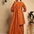 Embroidered Pleated Thread Work Chanderi Silk Kurta with Palazzos & With Dupatta