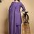 Women Floral Embroidered Pleated Thread Work Kurta with Palazzos & With Dupatta