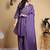 Women Floral Embroidered Pleated Thread Work Kurta with Palazzos & With Dupatta