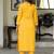 Women Ethnic Motifs Embroidered Regular Thread Work Pure Cotton Kurta with Trousers & With Dupatta