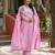 Women Ethnic Motifs Embroidered Regular Chikankari Pure Cotton Kurta with Trousers & With Dupatta