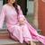 Women Ethnic Motifs Embroidered Regular Chikankari Pure Cotton Kurta with Trousers & With Dupatta