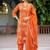 Women Ethnic Motifs Embroidered Regular Pure Cotton Kurta with Trousers & With Dupatta