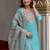 Women Ethnic Motifs Embroidered Regular Kurta with Trousers & With Dupatta