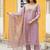 Women Ethnic Motifs Embroidered Regular Kurta with Trousers & With Dupatta