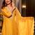 Women Ethnic Motifs Embroidered Regular Thread Work Chanderi Silk Kurta with Palazzos & With Dupatta