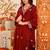 Women Ethnic Motifs Embroidered Regular Thread Work Chanderi Silk Kurta with Pyjamas & With Dupatta