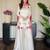 Women's Gorgeous Embroidery Work Roman Glass Silk Fabric Straight Kurta Sharara and Dupatta Set