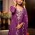 Women Ethnic Motifs Embroidered Regular Thread Work Chanderi Silk Kurta with Trousers & With Dupatta