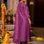 Women Ethnic Motifs Embroidered Regular Thread Work Chanderi Silk Kurta with Trousers & With Dupatta