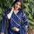 Women Dyed Regular Pure Silk Kurta with Trousers & With Dupatta