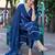Women Dyed Regular Pure Silk Kurta with Trousers & With Dupatta