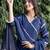 Women Dyed Regular Pure Silk Kurta with Trousers & With Dupatta