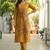 Women Floral Embroidered Regular Thread Work Pure Cotton Kurta with Trousers