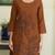 Women Floral Embroidered Regular Thread Work Pure Cotton Kurta with Trousers