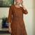 Women Floral Embroidered Regular Thread Work Pure Cotton Kurta with Trousers