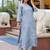 Women Floral Embroidered Regular Thread Work Pure Cotton Kurta with Trousers