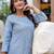 Women Floral Embroidered Regular Thread Work Pure Cotton Kurta with Trousers