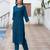 Women Ethnic Motifs Embroidered Regular Thread Work Pure Cotton Kurta with Trousers