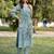 Women Floral Embroidered Regular Thread Work Pure Cotton Kurta with Trousers