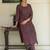 Women Floral Embroidered Regular Thread Work Pure Cotton Kurta with Trousers