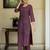 Women Floral Embroidered Regular Thread Work Pure Cotton Kurta with Trousers