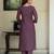 Women Floral Embroidered Regular Thread Work Pure Cotton Kurta with Trousers