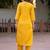 Women Floral Embroidered Regular Thread Work Pure Cotton Kurta with Trousers