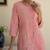 Women Floral Embroidered Regular Thread Work Pure Cotton Kurta with Trousers