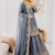Designer short kurti & sharara set with scallop dupatta