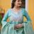 Women Ethnic Motifs Yoke Design Regular Thread Work Kurta with Trousers & With Dupatta