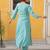 Women Ethnic Motifs Yoke Design Regular Thread Work Kurta with Trousers & With Dupatta