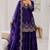 Designer short kurti & sharara set with scallop dupatta