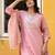 Women Ethnic Motifs Yoke Design Regular Thread Work Kurta with Trousers & With Dupatta