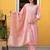 Women Ethnic Motifs Yoke Design Regular Thread Work Kurta with Trousers & With Dupatta