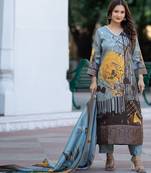 Women Floral Printed Regular Kurta with Trousers & With Dupatta