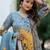 Women Floral Printed Regular Kurta with Trousers & With Dupatta