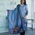 Women Floral Printed Regular Beads and Stones Kurta with Trousers & With Dupatta